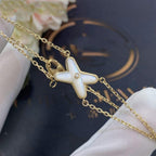 ¡®Lumi¡¯JEUX BRACELET WHITE MOP GOLD 1 DIAMOND