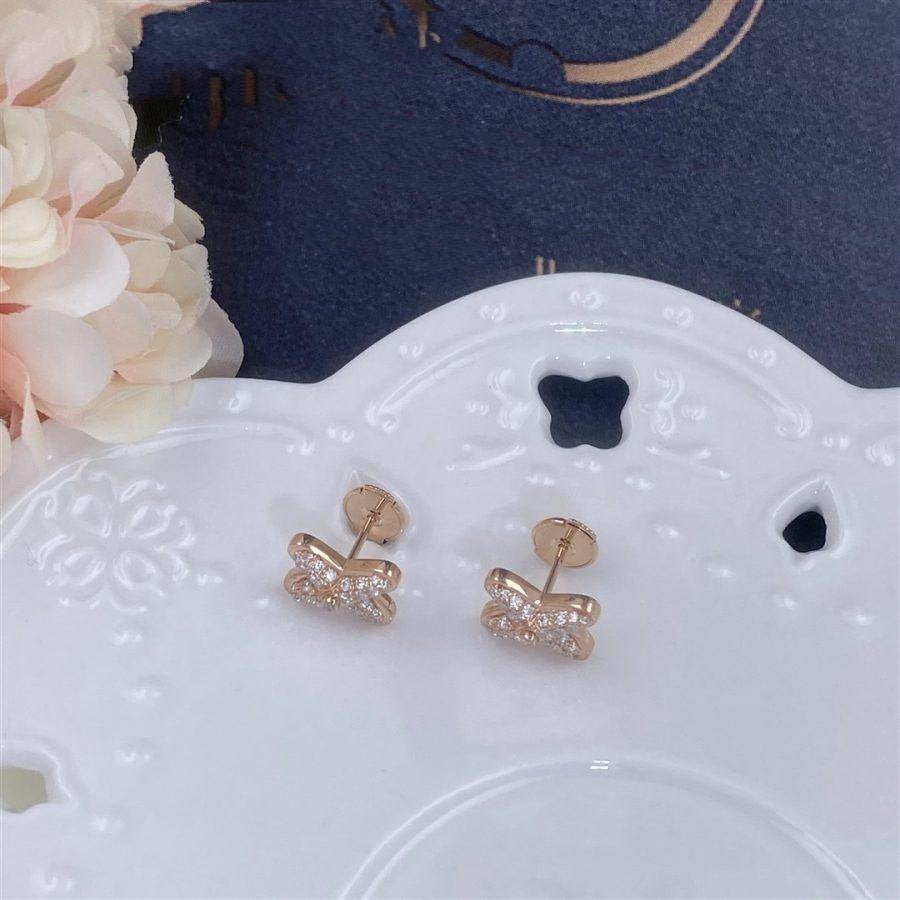 ¡®Lumi¡¯JEUX DE PINK GOLD DIAMOND EARRINGS