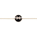 ¡®Lumi¡¯JEUX DE BRACELET ONYX PINK GOLD DIAMOND