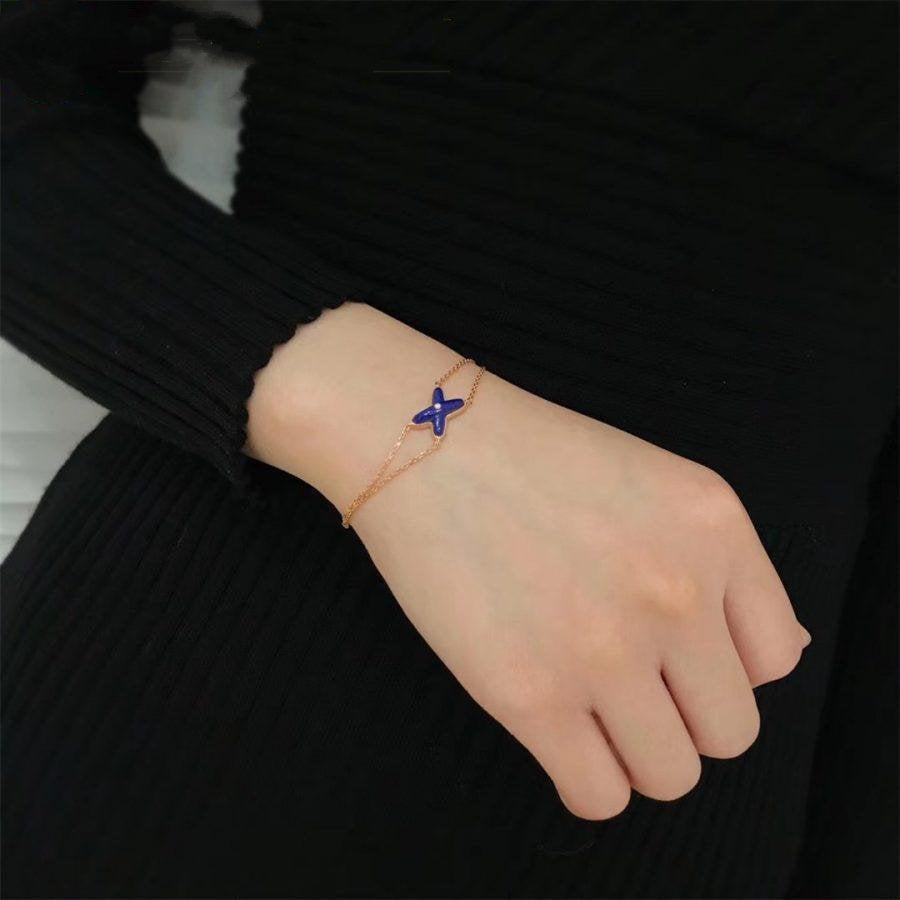 Lumi® Hohldesign Ring in Form eines vierblättrigen Kleeblatts