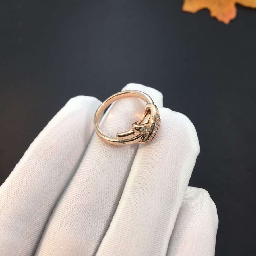 ¡®Lumi¡¯JEUX DE PINK GOLD DIAMOND RING