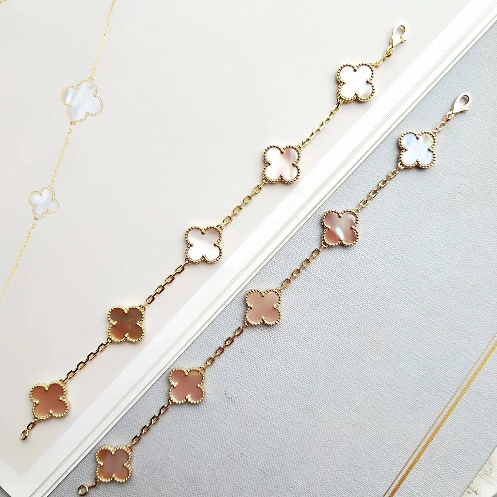 [Lumi] Neue CLOVER 5 MOTIFS PINK MOP ARMBANDKOLLEKTION