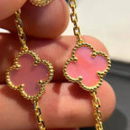 [Lumi jewelry] CLOVER 5 MOTIFS  PINK MOP BRACELET COLLECTION