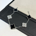 [Lumi jewelry] CLOVER 5 MOTIF ONYXS BRACELET COLLECTION