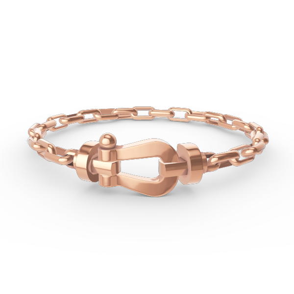 ¡®Lumi¡¯FORCE LARGE HORSESHOE CLASP  METAL BRACELET