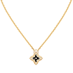 Lumi® Sternanhänger, roségoldene Diamantkette