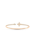 ¡®Lumi¡¯IDYLLE PINK GOLD OPEN BRACELET DIAMOND PAVED