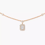 [Imperial] My Twin Diamond Necklace in Silver