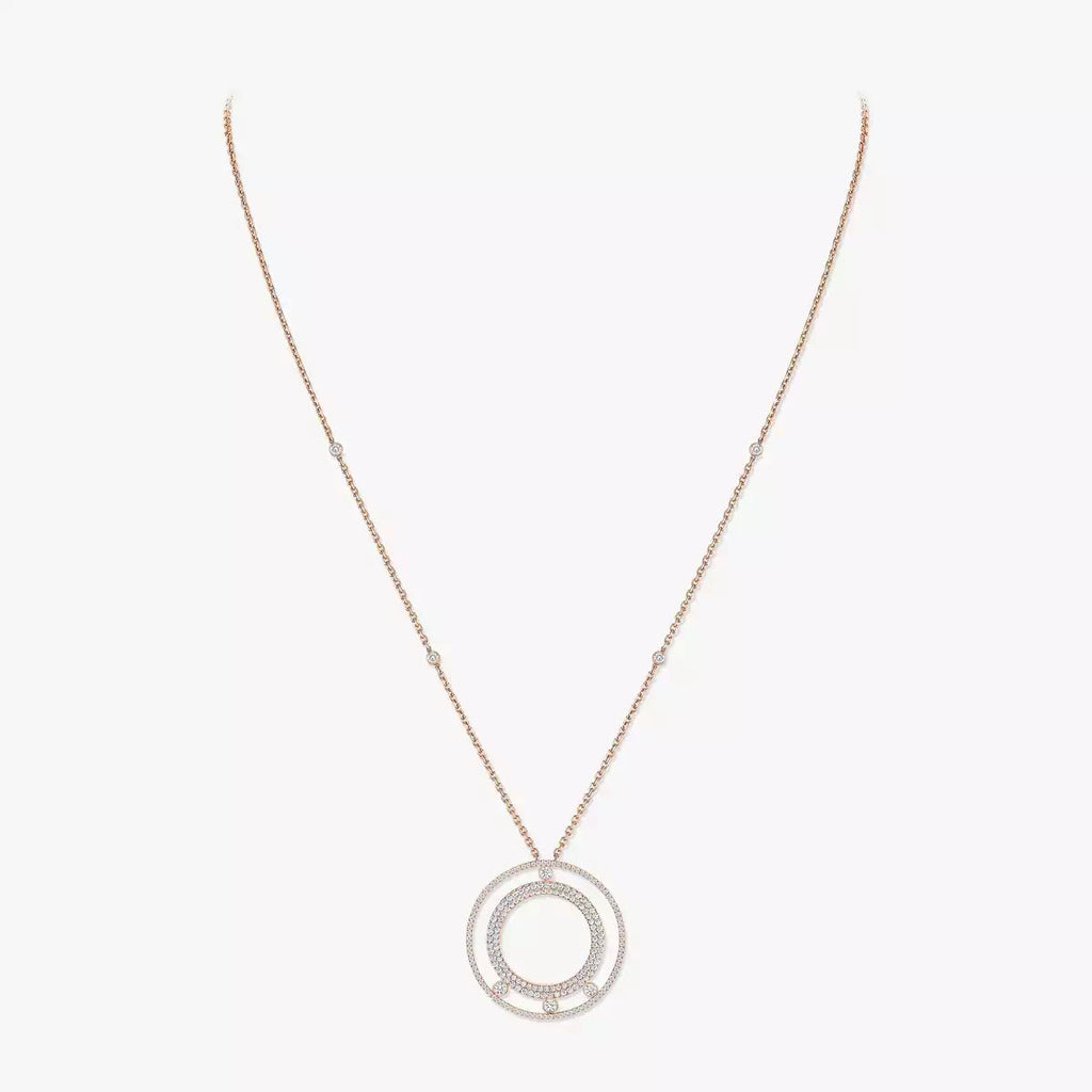 [Imperial] Move Romane Long Pave_-Set Diamond Necklace