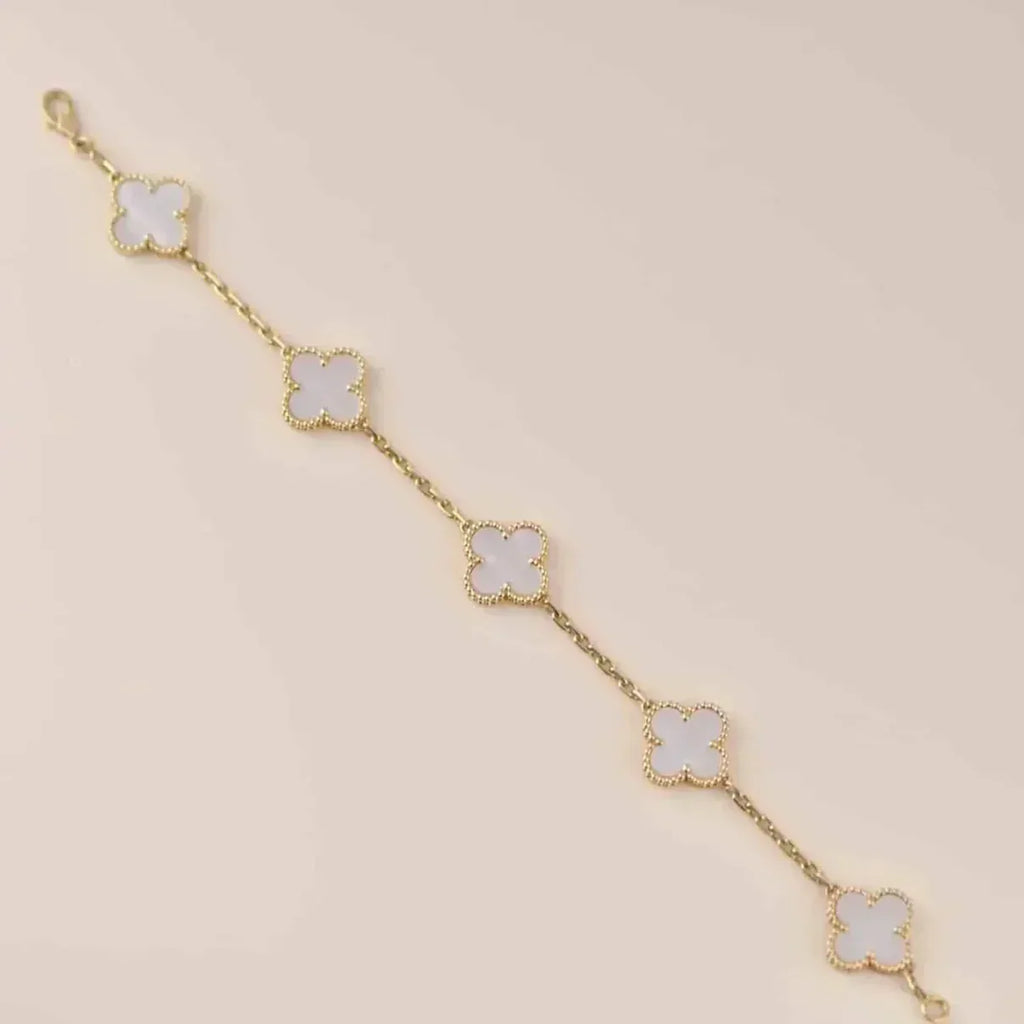[Lumi] Neue Armbandkollektion CLOVER WHITE PEARL MOP 5 mit Motiven