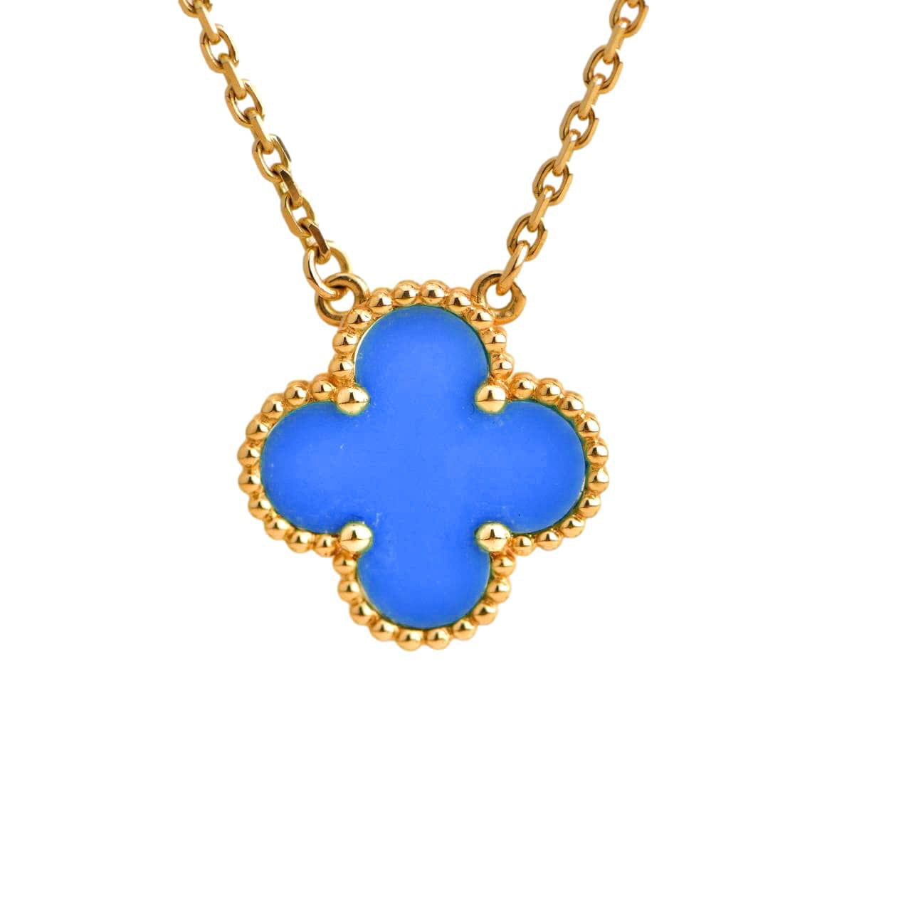 Lumi® CLOVER 15MM BLAUE ACHAT-KETTE