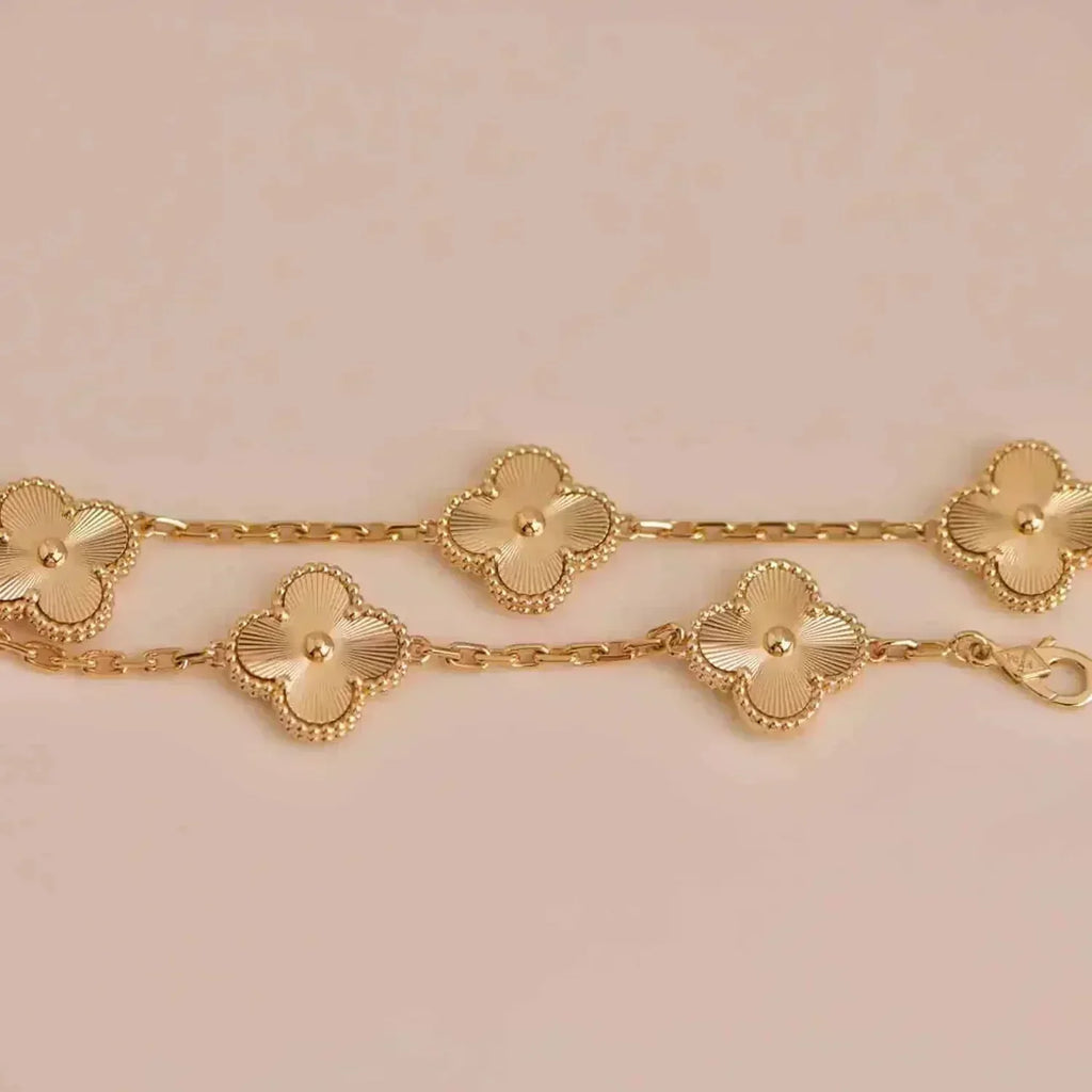 [Lumi]New  CLOVER 5 MOTIF LASER BRACELET COLLECTION