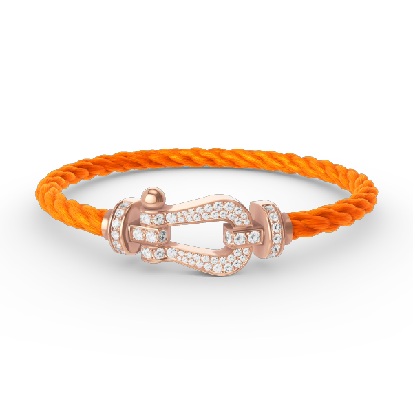 ¡®Lumi¡¯FORCE LARGE HORSESHOE FULL DIAMOND BRACELET ROSE GOLD