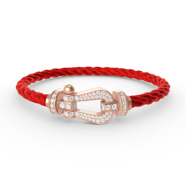 ¡®Lumi¡¯FORCE LARGE HORSESHOE FULL DIAMOND BRACELET ROSE GOLD