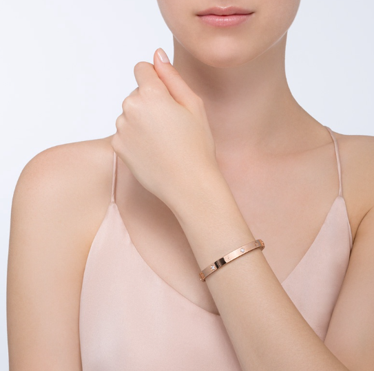 Lumi's LOVE Armband 6,1 mm 4 Diamanten 