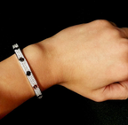 ¡®Lumi¡¯LOVE BRACELET 6.1MM DIAMOND-PAVED CERAMIC