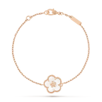 ¡®Lumi¡¯LUCKY WHITE MOP PLUM BLOSSOM  BRACELET