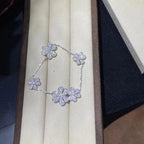 Lumi® FRIVOLE SILBERNES 5-BLUMEN-ARMBAND