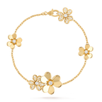 ¡®Lumi¡¯FRIVOLE GOLD 5 FLOWERS BRACELET