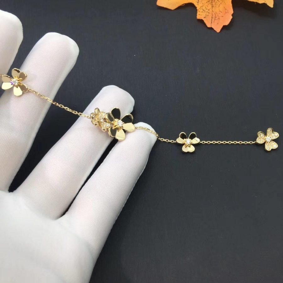 ¡®Lumi¡¯FRIVOLE GOLD 5 FLOWERS BRACELET
