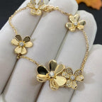 ¡®Lumi¡¯FRIVOLE GOLD 5 FLOWERS BRACELET