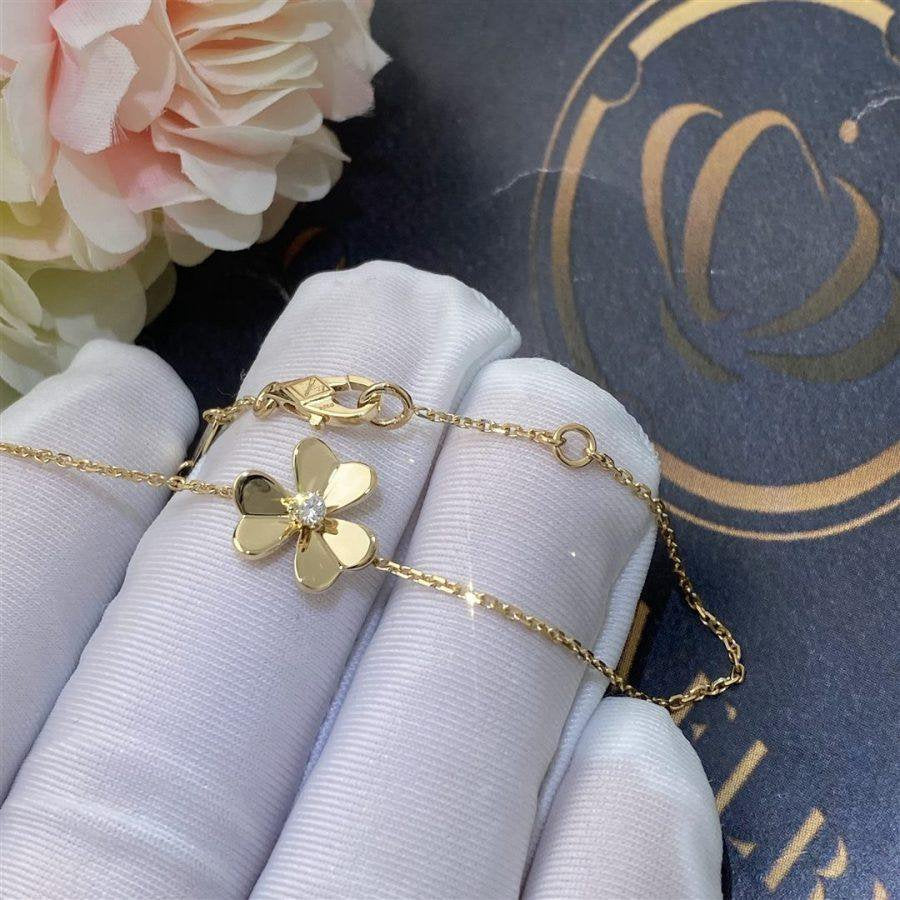 ¡®Lumi¡¯FRIVOLE GOLD FLOWER BRACELET