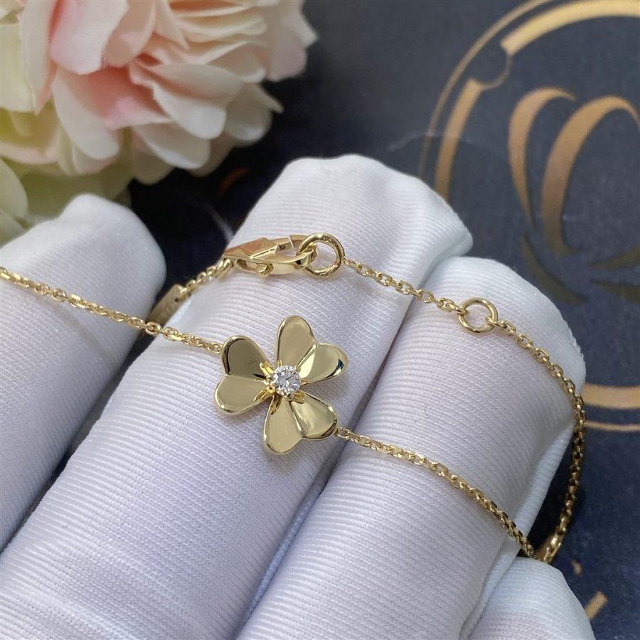 ¡®Lumi¡¯FRIVOLE GOLD FLOWER BRACELET