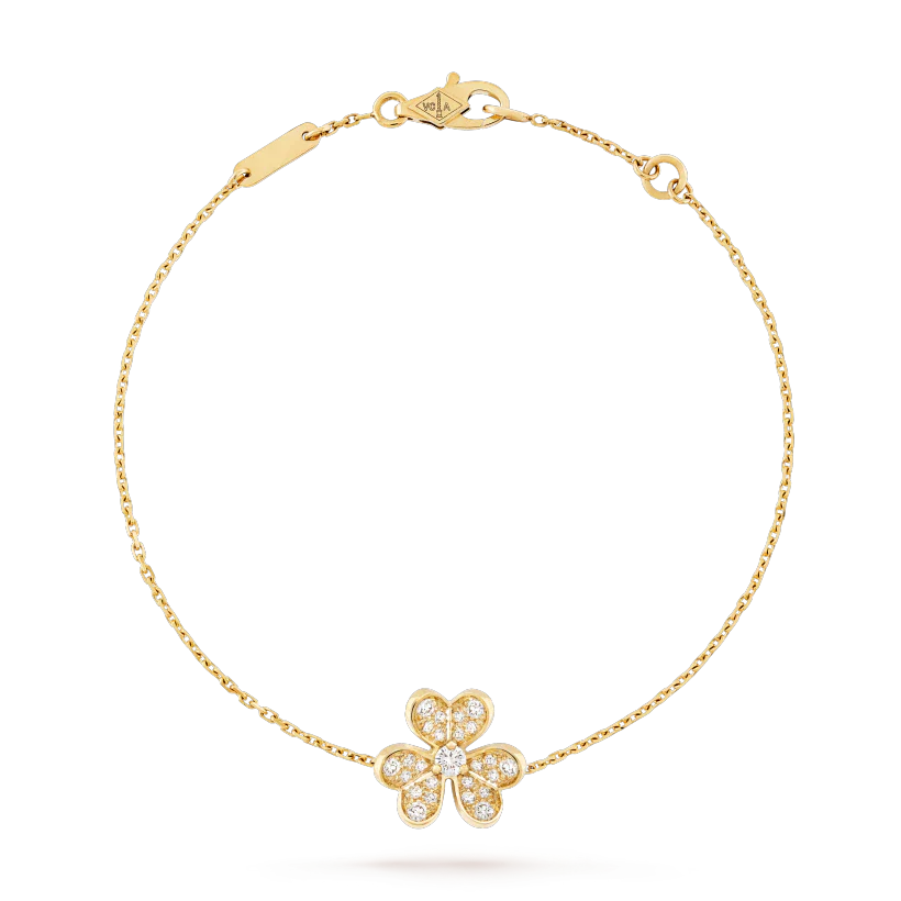 ¡®Lumi¡¯FRIVOLE GOLD FLOWER DIAMOND BRACELET