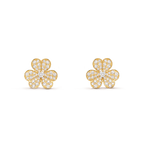 ¡®Lumi¡¯FRIVOLE GOLD FLOWER DIAMOND EARRINGS