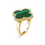 ¡®Lumi¡¯CLOVER MALACHITE RING