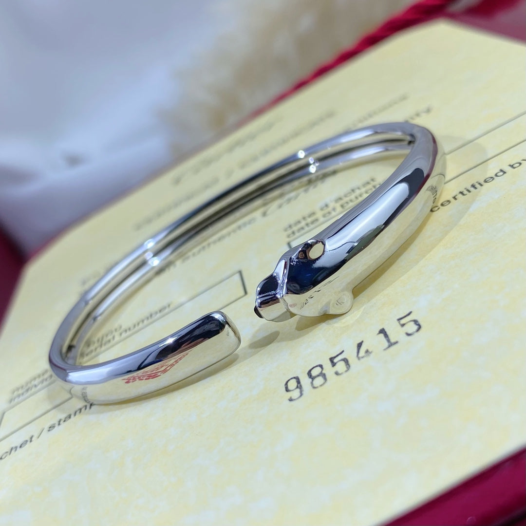 ¡®Lumi¡¯PANTHERE SILVER OPEN BRACELET