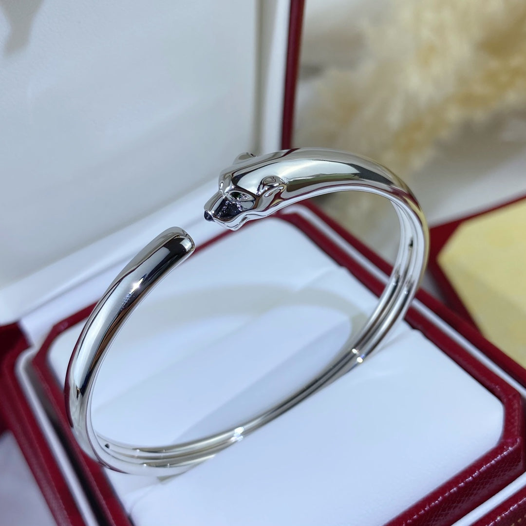 ¡®Lumi¡¯PANTHERE SILVER OPEN BRACELET