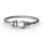 ¡®Lumi¡¯FORCE LARGE HORSESHOE NO DIAMOND BRACELET SILVER