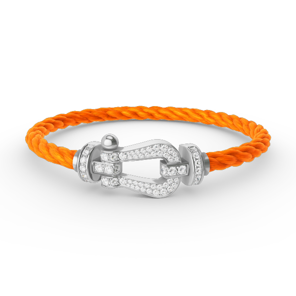 ¡®Lumi¡¯FORCE LARGE HORSESHOE FULL DIAMOND BRACELET SILVER