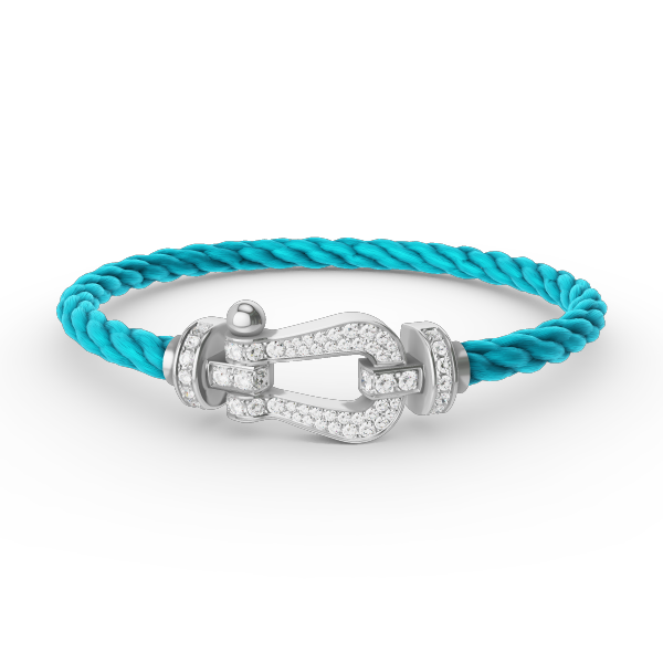¡®Lumi¡¯FORCE LARGE HORSESHOE FULL DIAMOND BRACELET SILVER