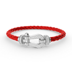 ¡®Lumi¡¯FORCE LARGE HORSESHOE FULL DIAMOND BRACELET SILVER