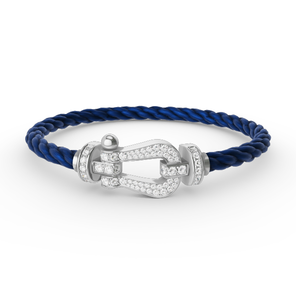 ¡®Lumi¡¯FORCE LARGE HORSESHOE FULL DIAMOND BRACELET SILVER