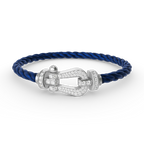 ¡®Lumi¡¯FORCE LARGE HORSESHOE FULL DIAMOND BRACELET SILVER