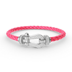 ¡®Lumi¡¯FORCE LARGE HORSESHOE FULL DIAMOND BRACELET SILVER