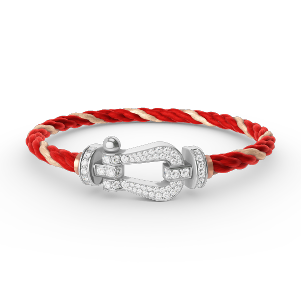 ¡®Lumi¡¯FORCE LARGE HORSESHOE FULL DIAMOND BRACELET SILVER