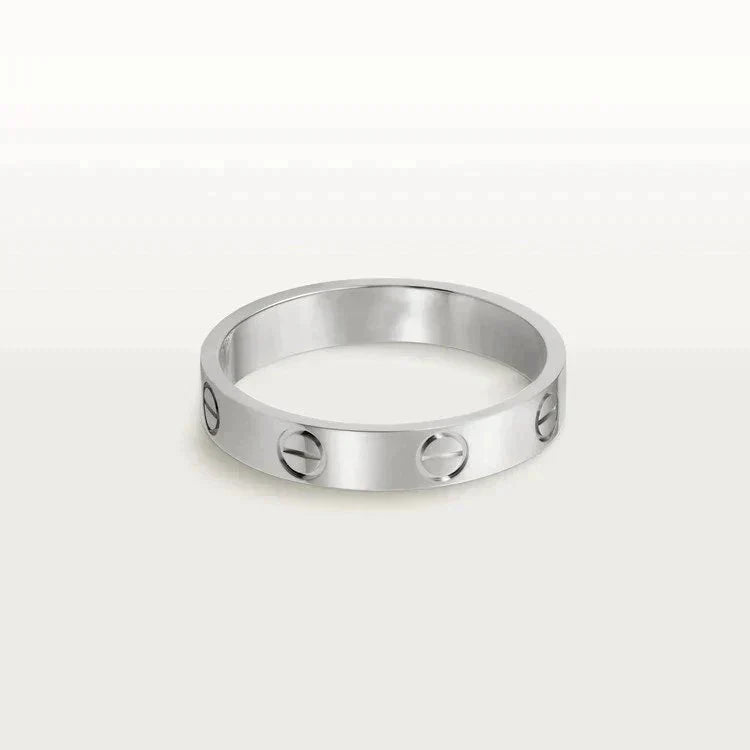 ¡®Lumi¡¯LOVE RING 4MM 1 DIAMOND SILVER
