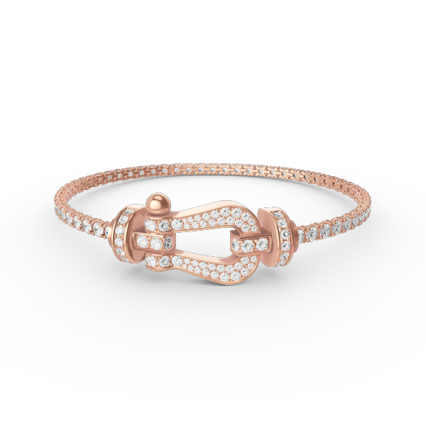 ¡®Lumi¡¯FORCE  LARGE HORSESHOE FULL DIAMOND TENNIS BRACELET